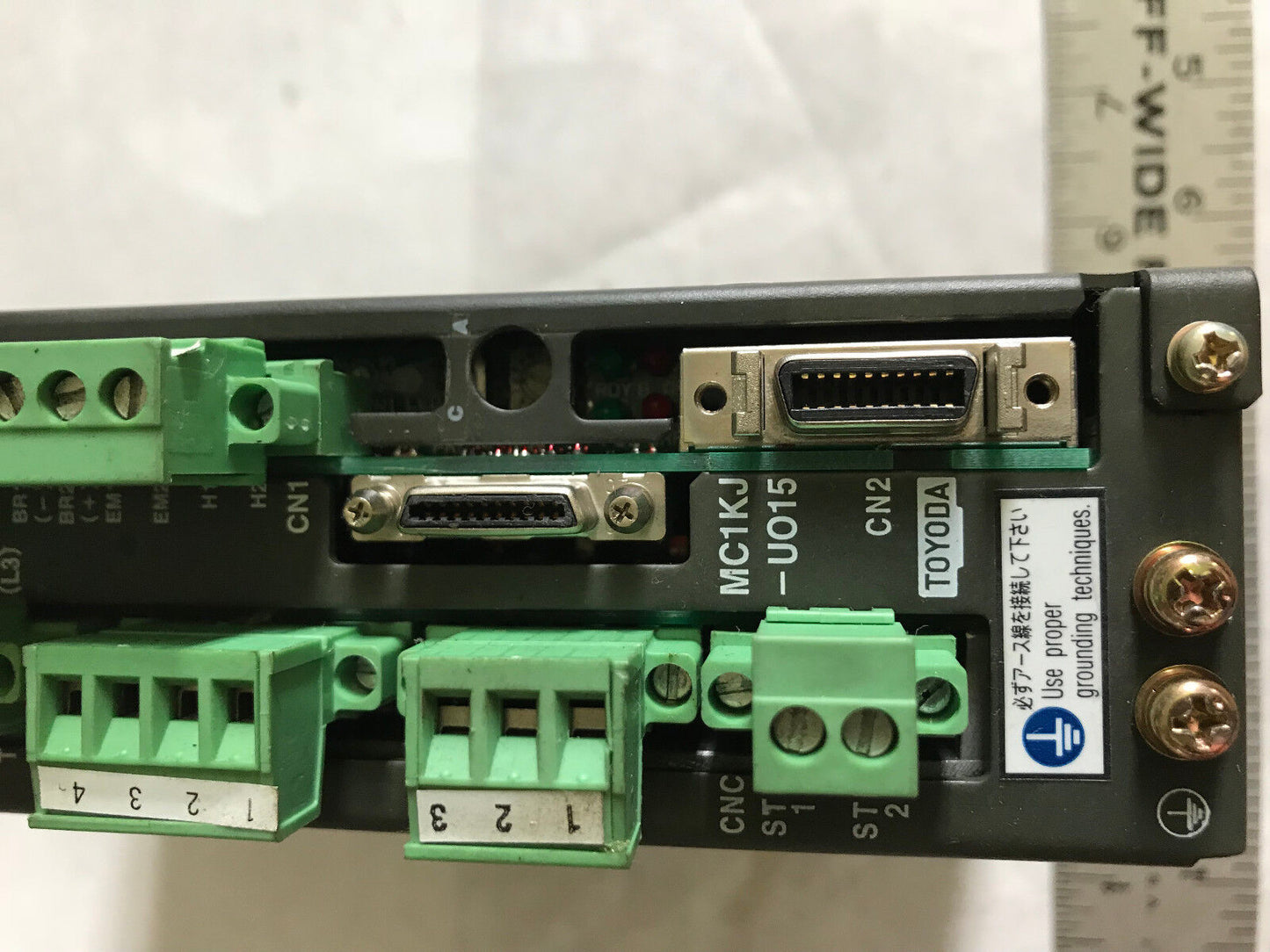 Toyoda Mc1kj-U015v Servo Amplifier Controller,Toyoda Mk1kj-Uo15,Ak,Ep,Eo