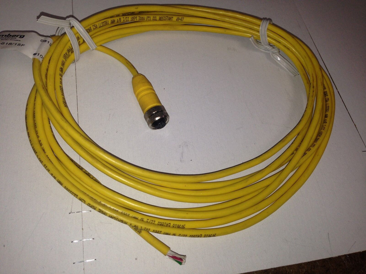 New Lumberg Rkt 3 U-618/15F 600000210 Servo/Encoder Cable,909618 E41663,Se