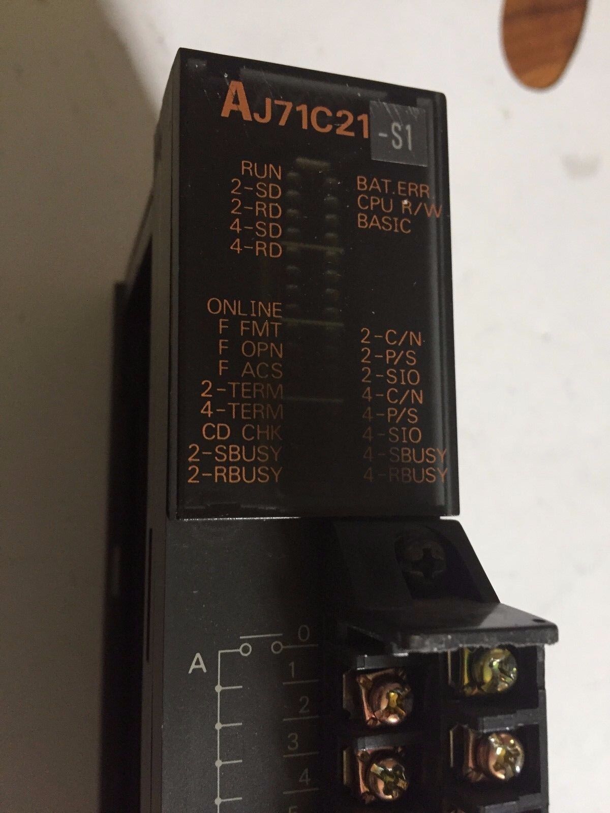Mitsubishi Aj71c21-S1 Terminal Interface Module Melsec Aj71c21,Bf