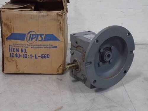 Ipts Ic-40 Gear Reducer, Ratio 10:1, Shaft Diameter: 5/8",Ipts Ic 40 Hp 0.86,Bc