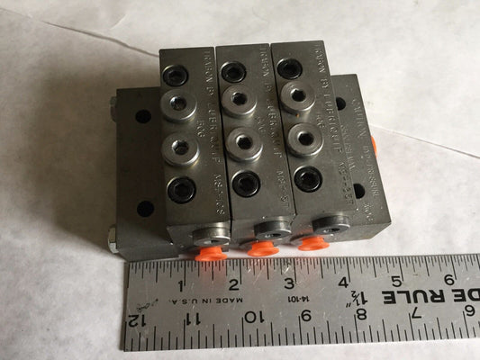 New Trabon Bspp Lubrquip Valve Manifold,Trabon Msp-35T, Msp-5T, Msp-10S,Bx