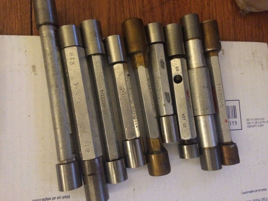 Used Lot Go No Go Gage Plug Guage 810,812,798,800,812,813,800,805,786,788 Bo8-11