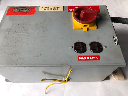 Daykin Ltfs-05 Transformer Disconnect Dkn180, 1000Va, 480V, 2.08A, 120V, 8.3A,Ar