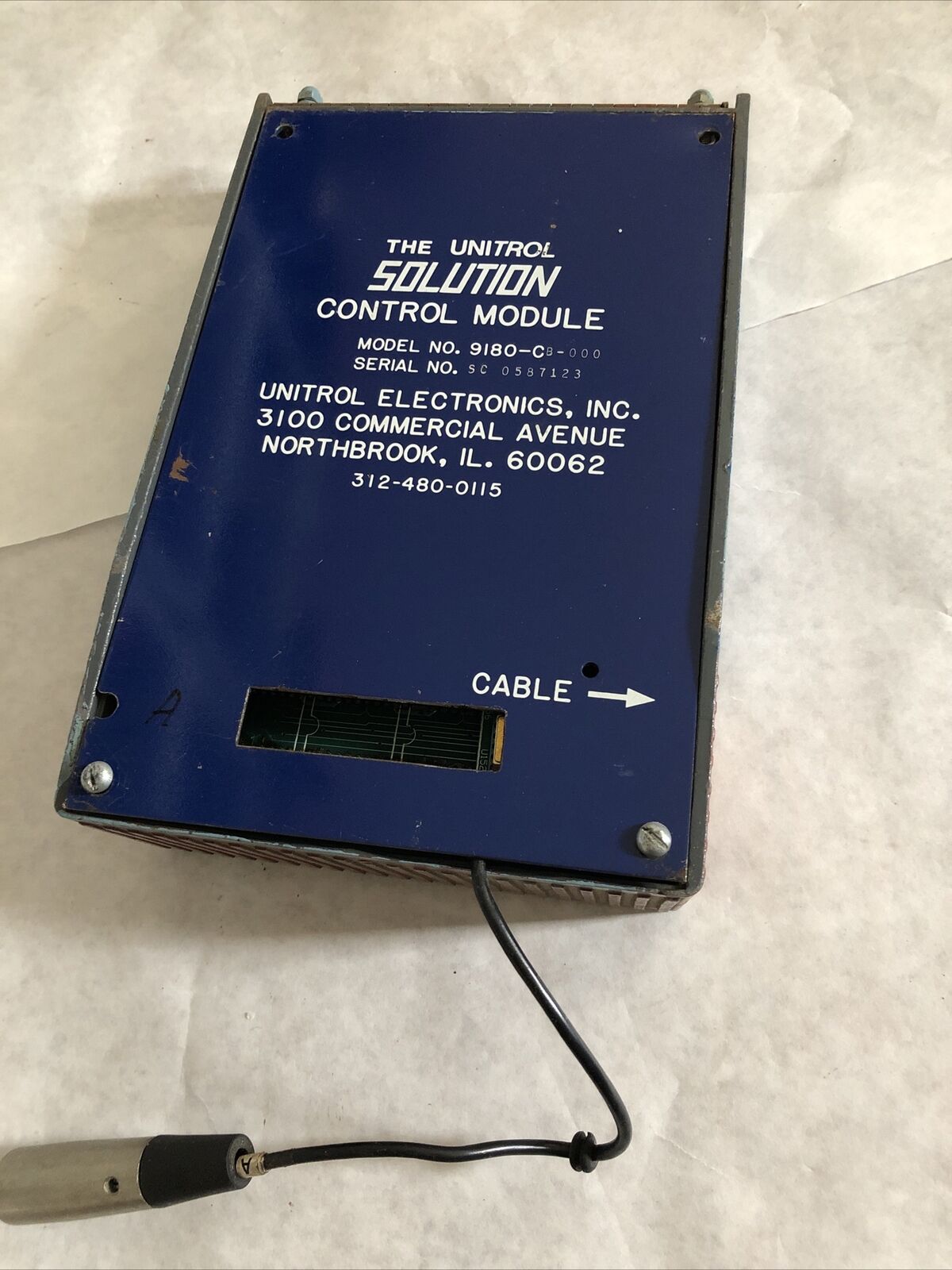 Unitrol 9180-Cb-000 Solution Control Module, Dc