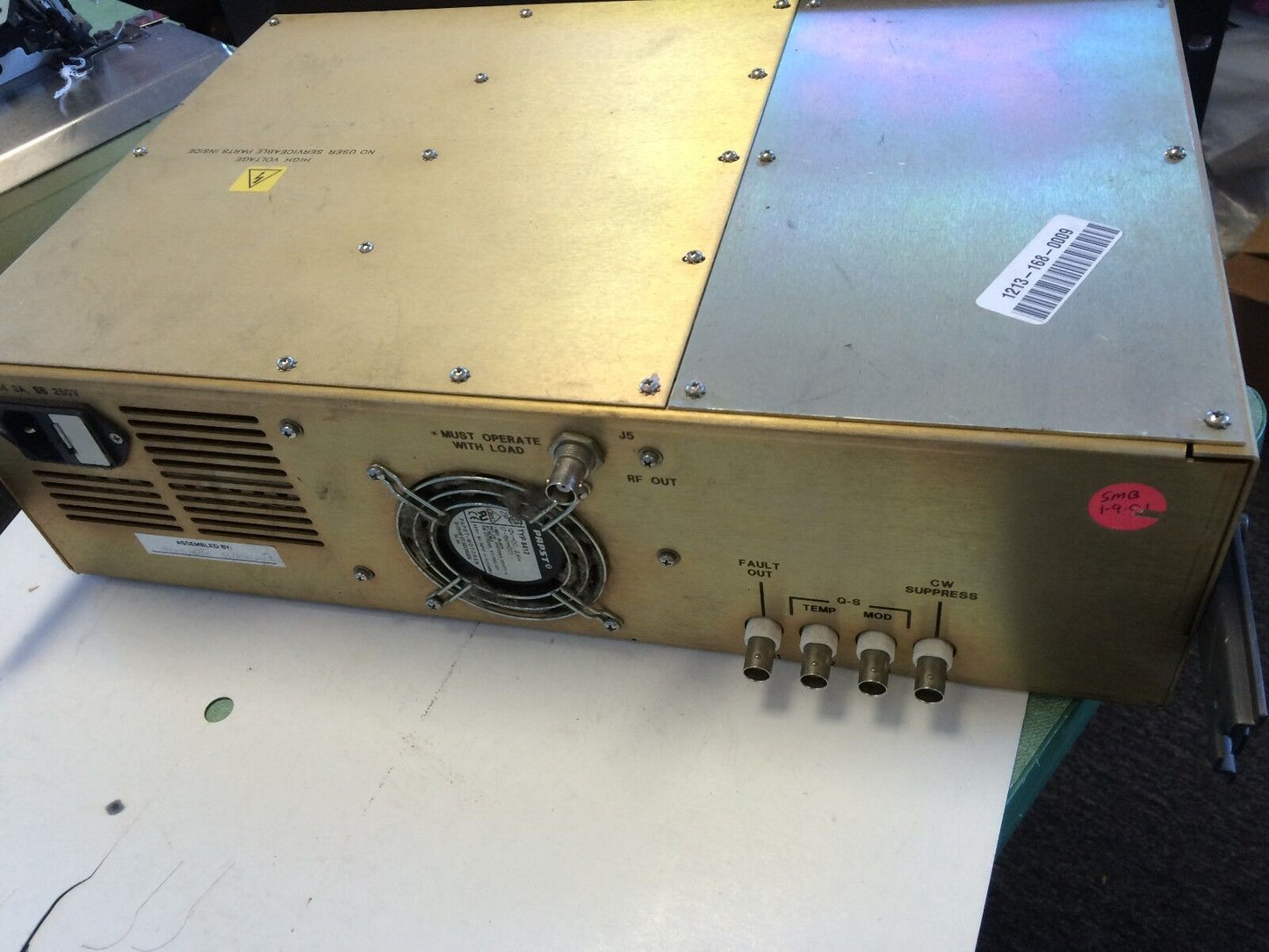 Laser Power Conditioner Pt #  227166 Rev A, Script 75, Maxwell, Tjs,Bn