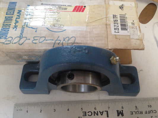 Mb Mfg 2 3/16 Usa Pat 3797901 C25  Tff Pillow Block Bearing Assembly,2-3/16",Bk