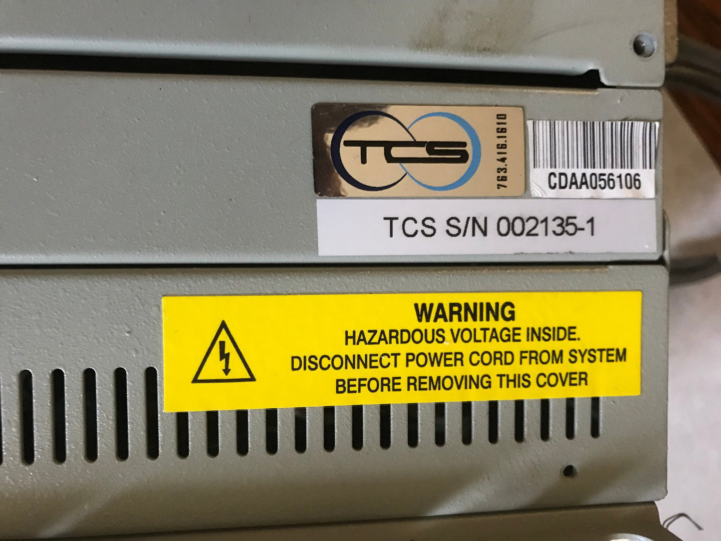 Tcs Cdaa056106,X11-15359,Tcs 39396V1.80 Ms Dos Embedded Control Unit,Ei