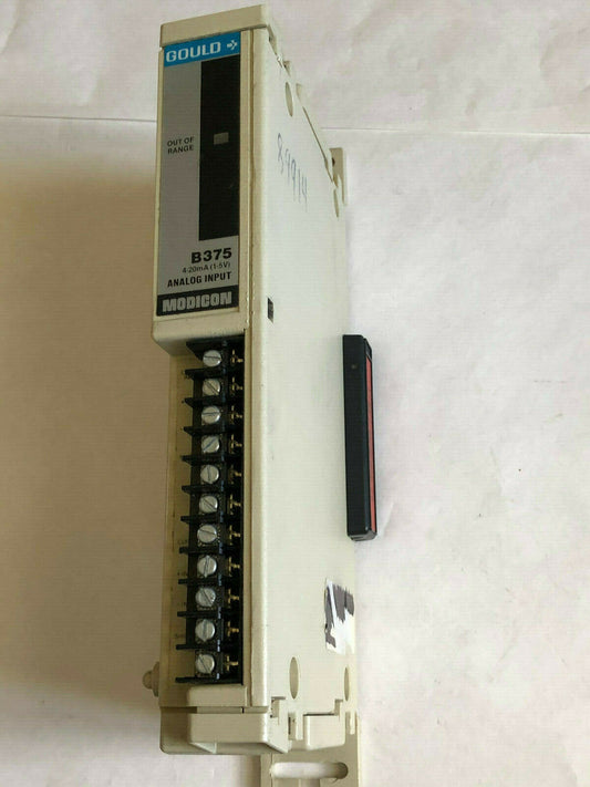 Gould As-B375-000 Modicon B375 I/O Module Analog Input 4-20Ma 1-5V ,Em