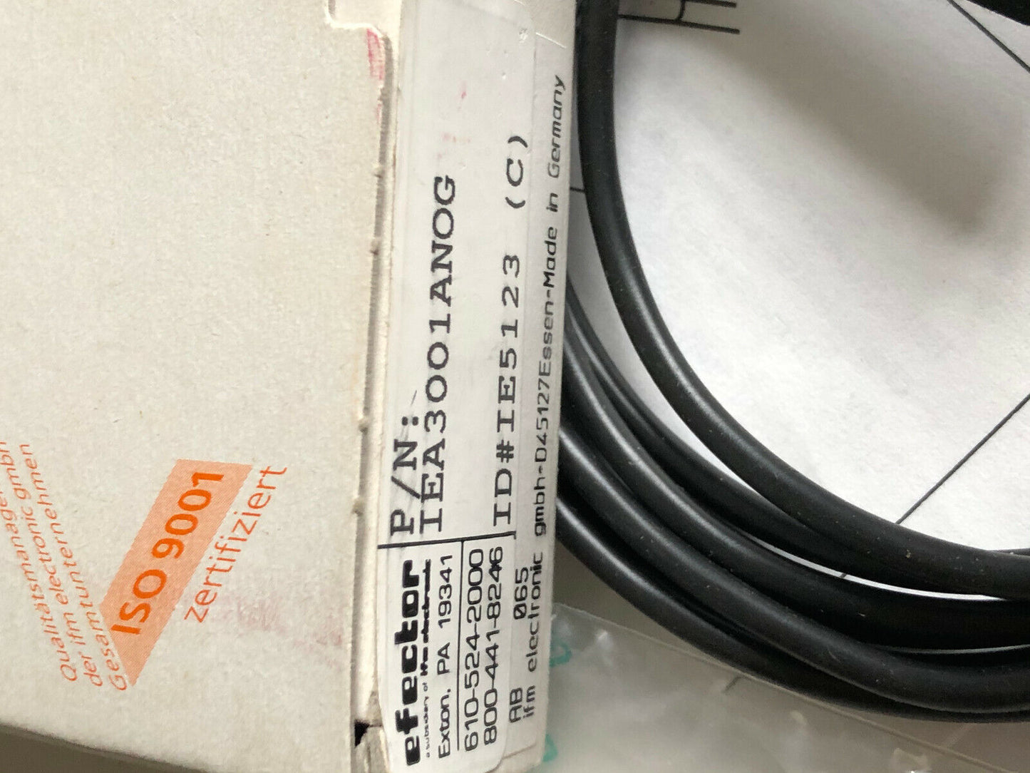 New Ifm Iea3001anog, Ie5123 Efector Iea3001-Anog Proximity Switch & Sensor,Cg
