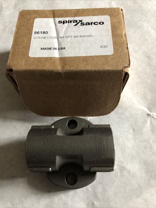 Spirax Sarco 3/4 Npt,A351 Cf8, Utd52l Ss Swivel Connector,Spirax 66180,Sv,Am