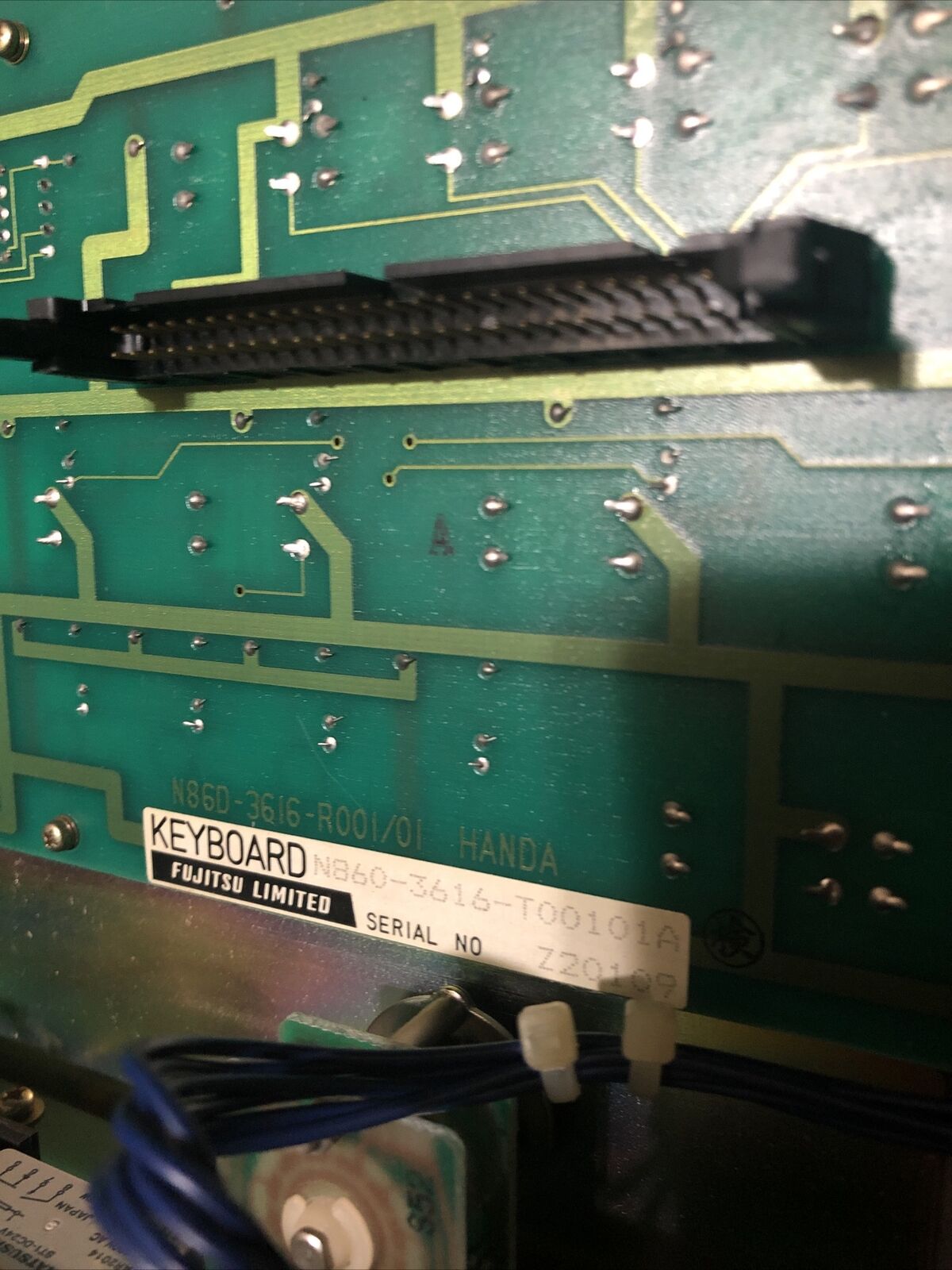 Fujitsu Limited N860-3616-T00101a Edm Keyboard Panel,N86d-3616-R001/01,Ff