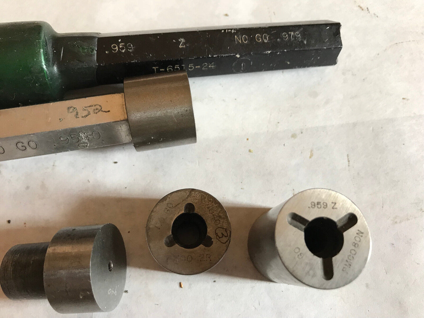 The Pipe Machinery 952 Inspection Gage Go No Go Plug .952 .959 .940 .940 .959,Ag