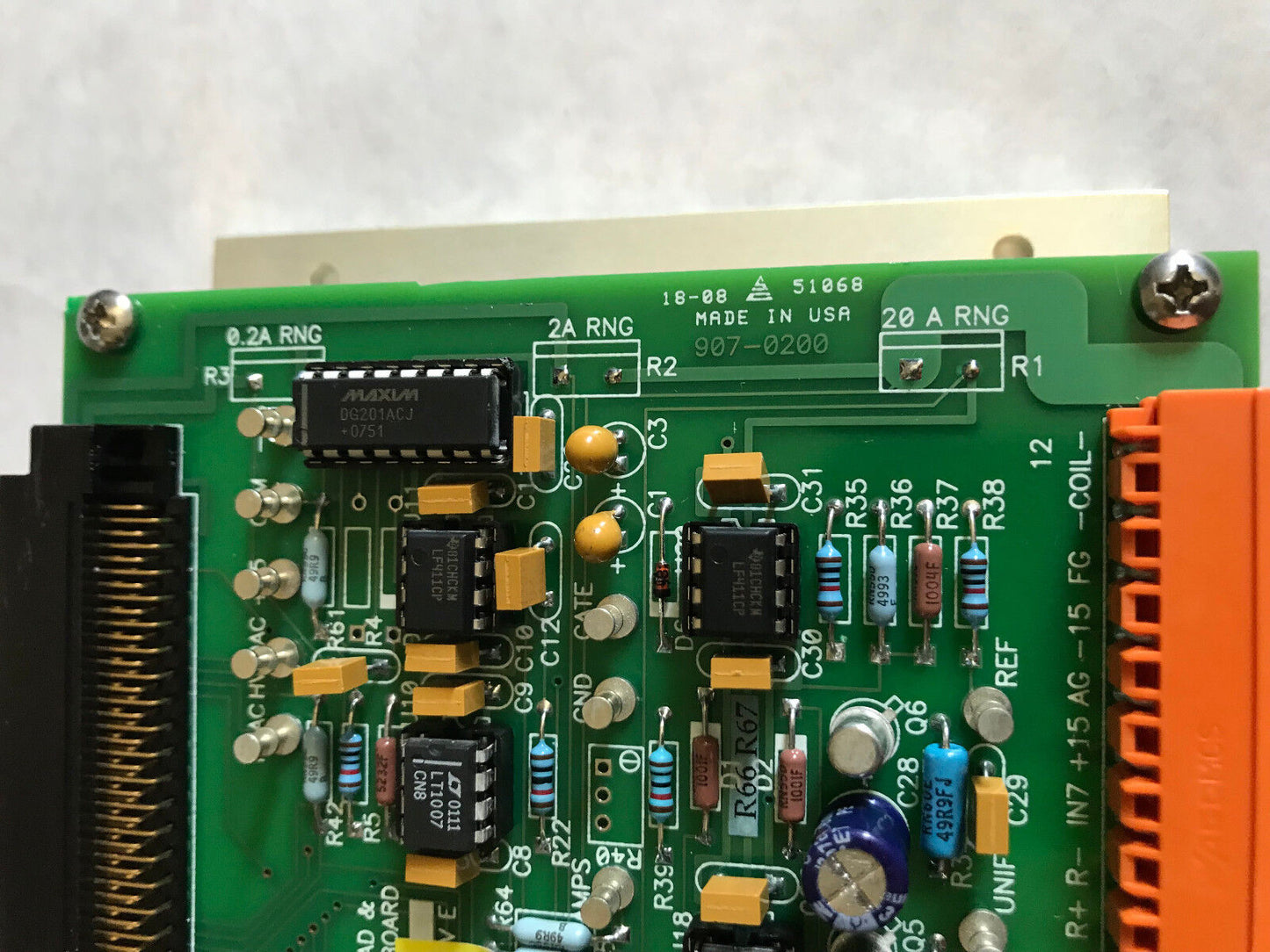 New Spire 907-0401 Electronic Load & Measurement Board Pcb S/N 1606 Rev G,Ag