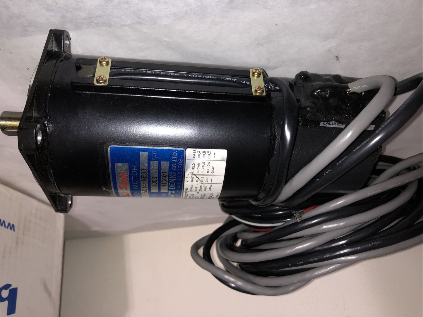 New Sanyo Denki 25Bm014hxe33 Bl-Super Servo Motor,E681000c1m,14Mm,Fg