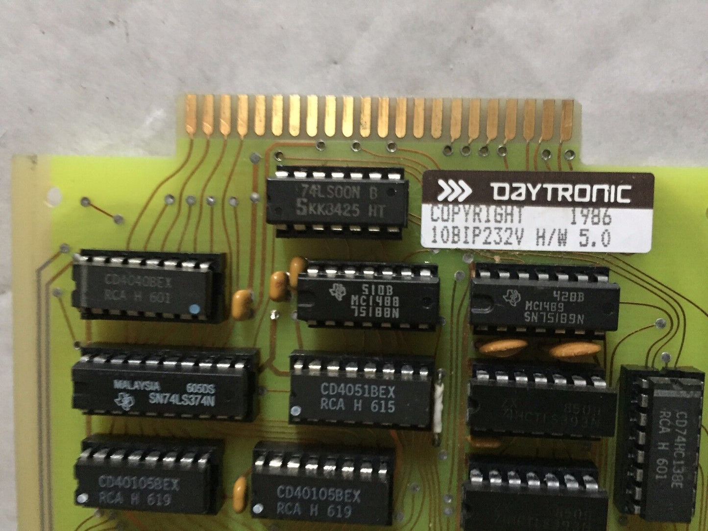 Daytronic 10Bip232v Pc Board-Now 10Bip232,10Bip232v H/W 5.0,Bt