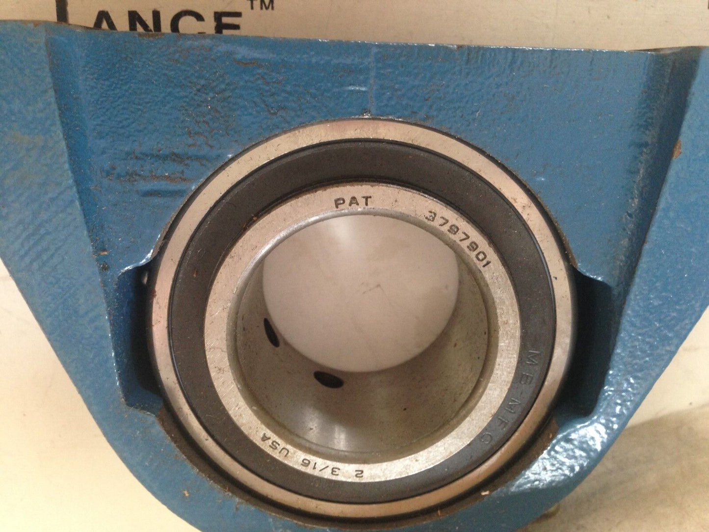 Mb Mfg 2 3/16 Usa Pat 3797901 C25  Tff Pillow Block Bearing Assembly,2-3/16",Bk