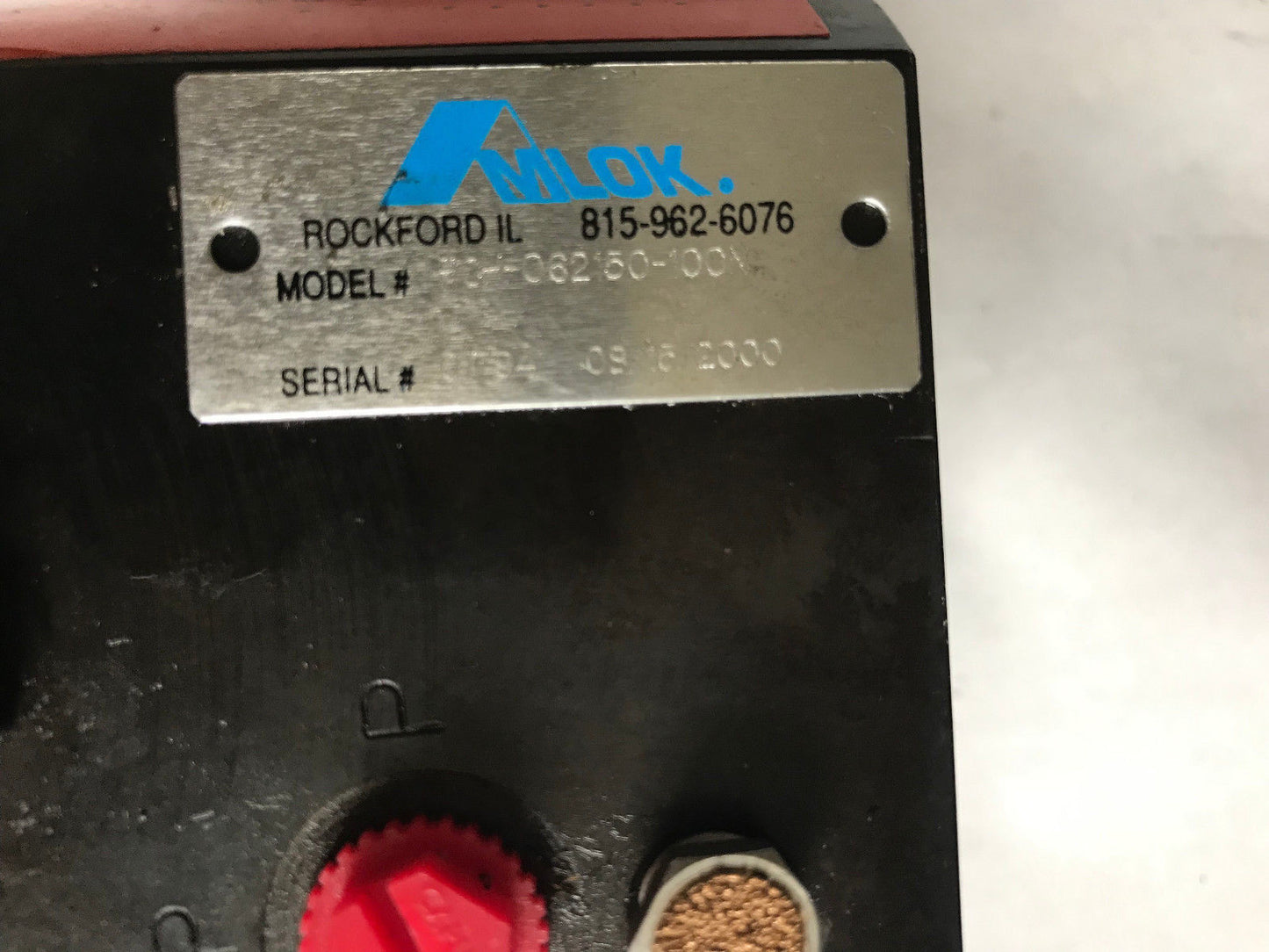 Amlok Rch-062150-10On,Rch-062150-100N Hydraulic Rod Clamp Rcho62150100n,Si