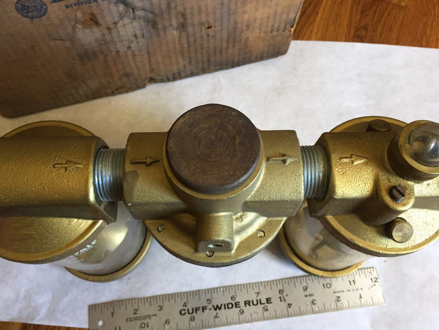 New Bellows-Valvair 1" Npt Lubri-Air Control Unit Regulator Oil Water Air,Ct