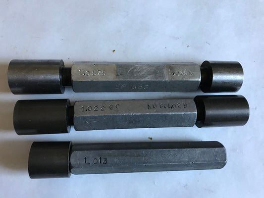 Lot The Pipe Machinery Go No Go Plug Gage 1.022,1.028,1.0575,1.0655,1.013,Sh