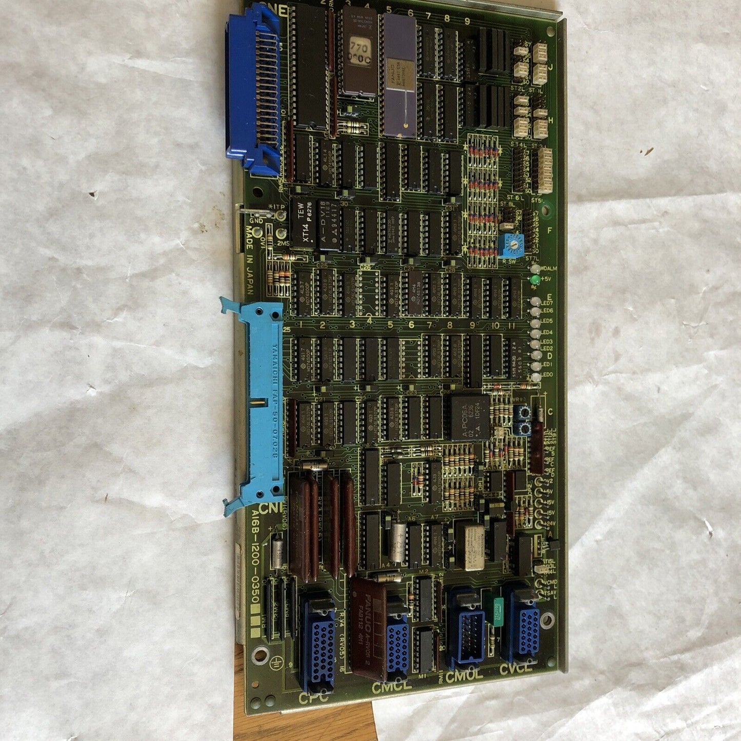 Fanuc A16b-1200-0350,Fanuc A16b-1200-0350 02A Panel Mate Plc Circuit Board,Ee