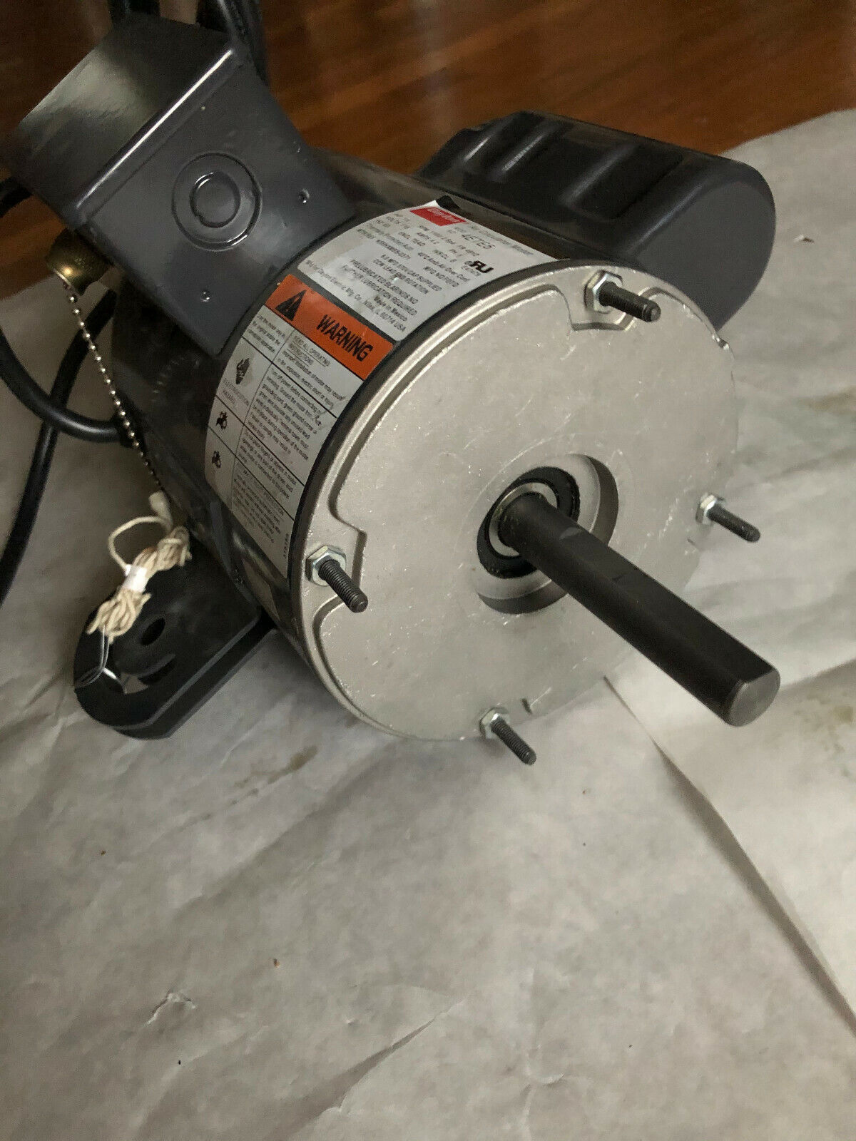 New Dayton 4Ete5 Air Circulator Motor 1/3Hp 1100Rpm 2 Spd ,Bi
