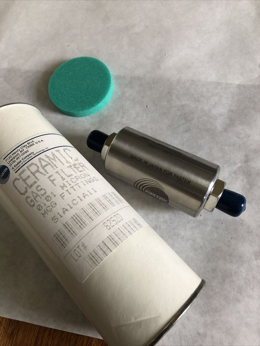 Fastek Inline Gas Filter 3B615, 51A1c1a11 Ceramic Gas Tank Mount 0.01Micron,Ba