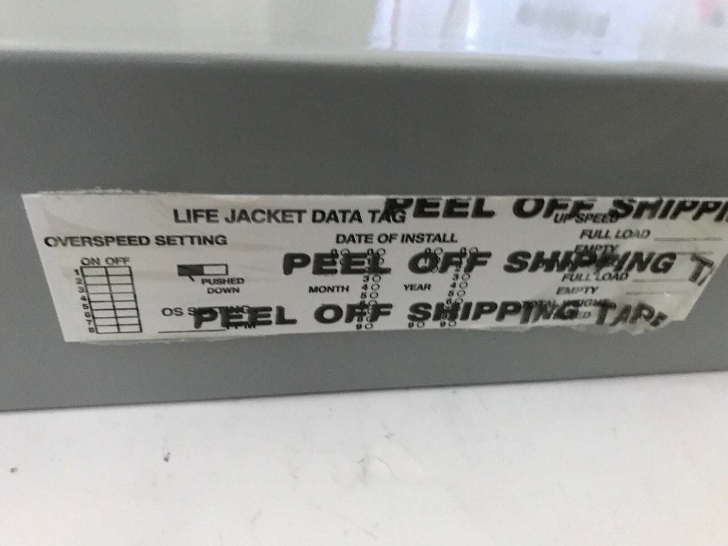 New Adams Lj 4000-00,Lifejacket Controller Adams Elevator 225878 Lj4000-10R,Em