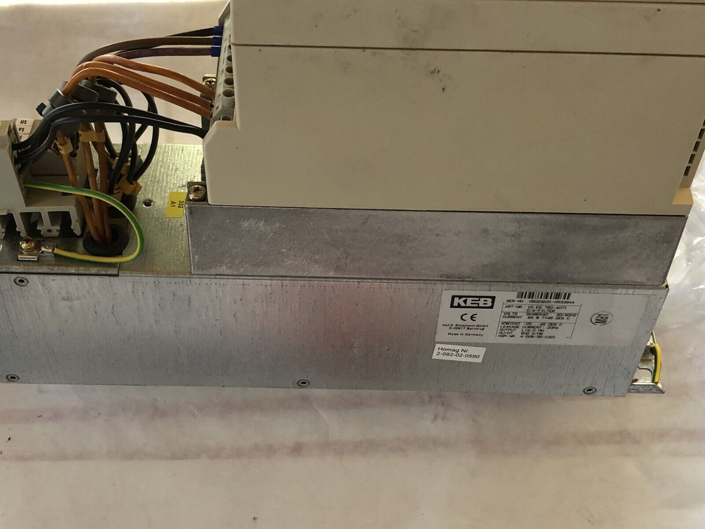 Keb 07.F5.Cbb-Yaoo,10.E5.T60-A071 Combivert 07.F5.Cbb-Ya00 Inverter,3Ph,Tj