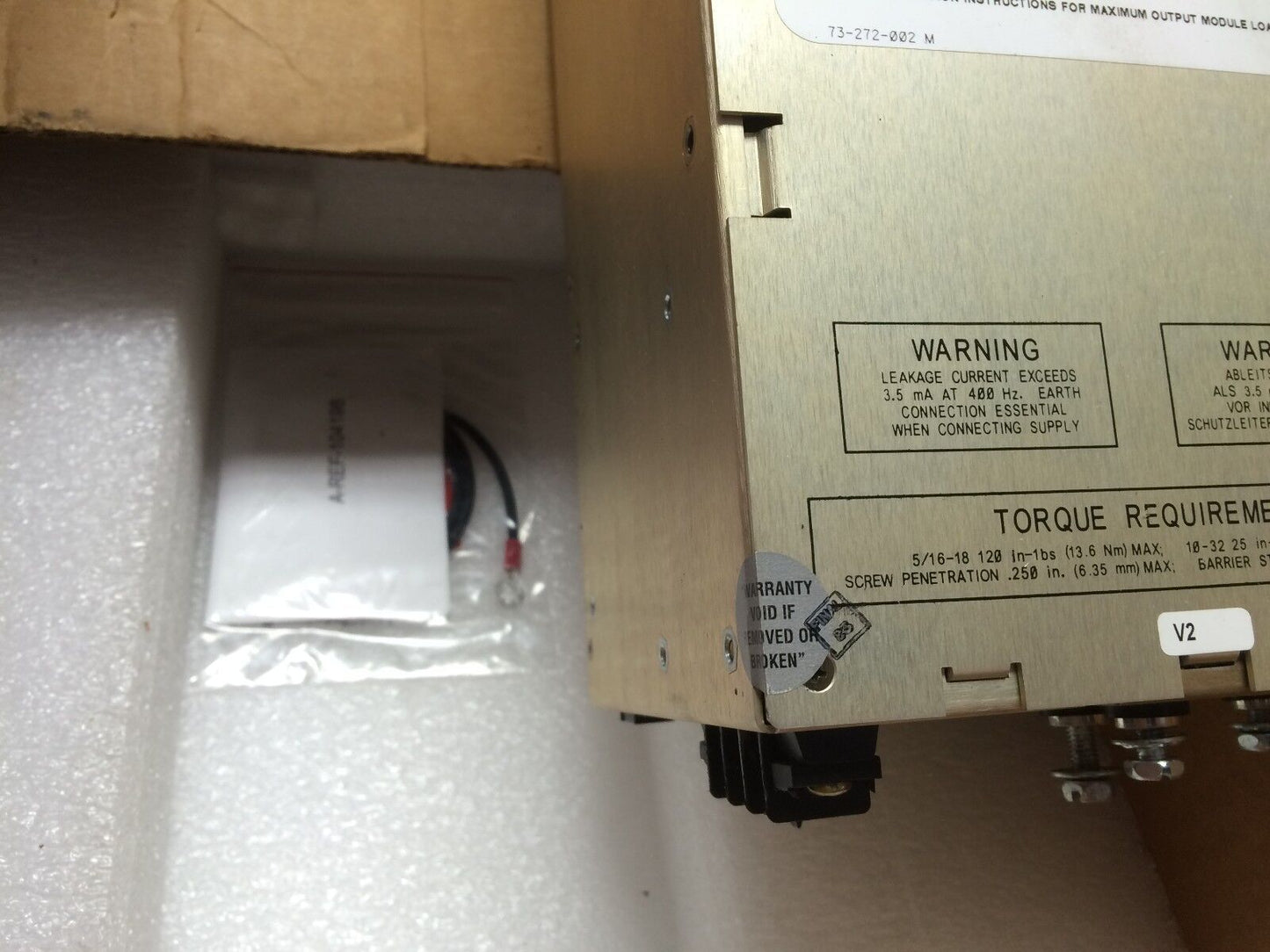 New Astec Vs1-K4-A8-00-474-Ce N40cp Power Supply,1500W,115-230Vac,15A,400Hz,Bf