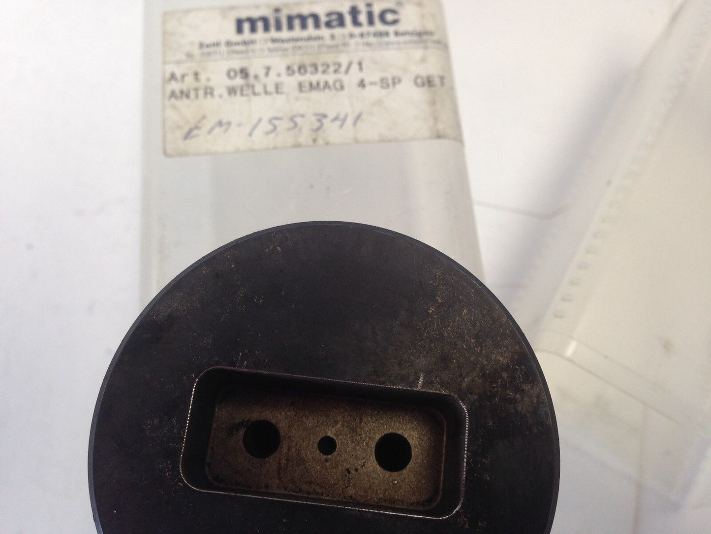 New Mimatic 05.7.56322/1 Antr.Welle 4-Sp Tooling Adapter,Drive Shaft Shank,Dl