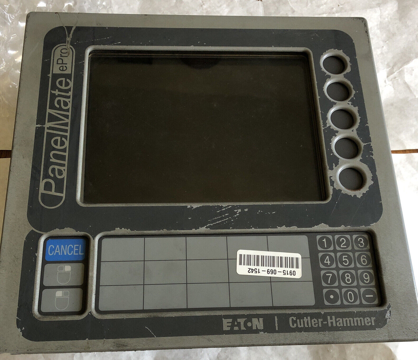 Cutler Hammer 92-02075-00 7585Ksmco,7585K-10 Lcd Panelmate Monitor,Bs