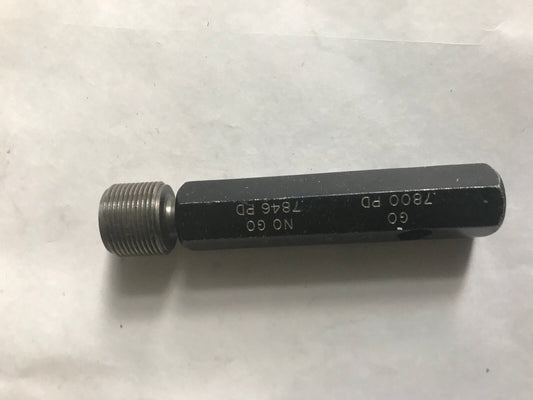 The Pipe Machinery .7846,7846 Pd Go No Go Thread & Plug Gauge 13/16-20 Nef-2,Er
