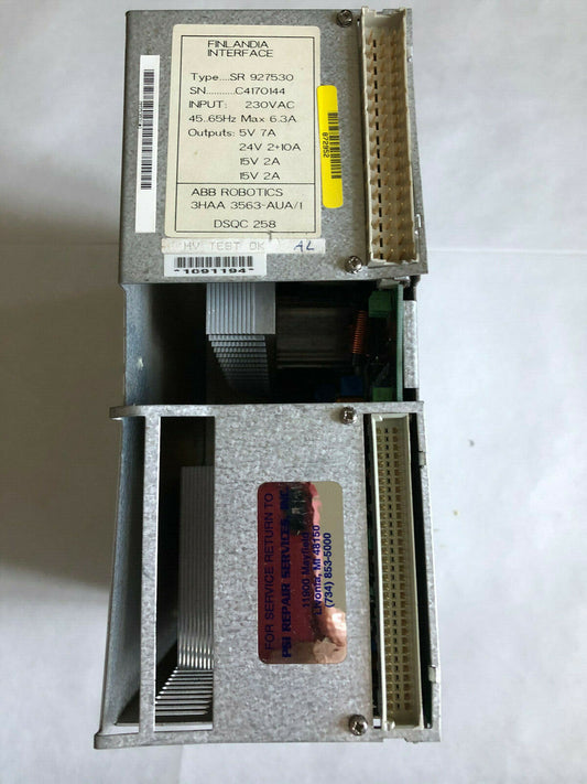 Abb Dsqc 258,Sr-927530,3Haa-3563-Aua-1 Finlandia Interface Power Supply,Da,Tc