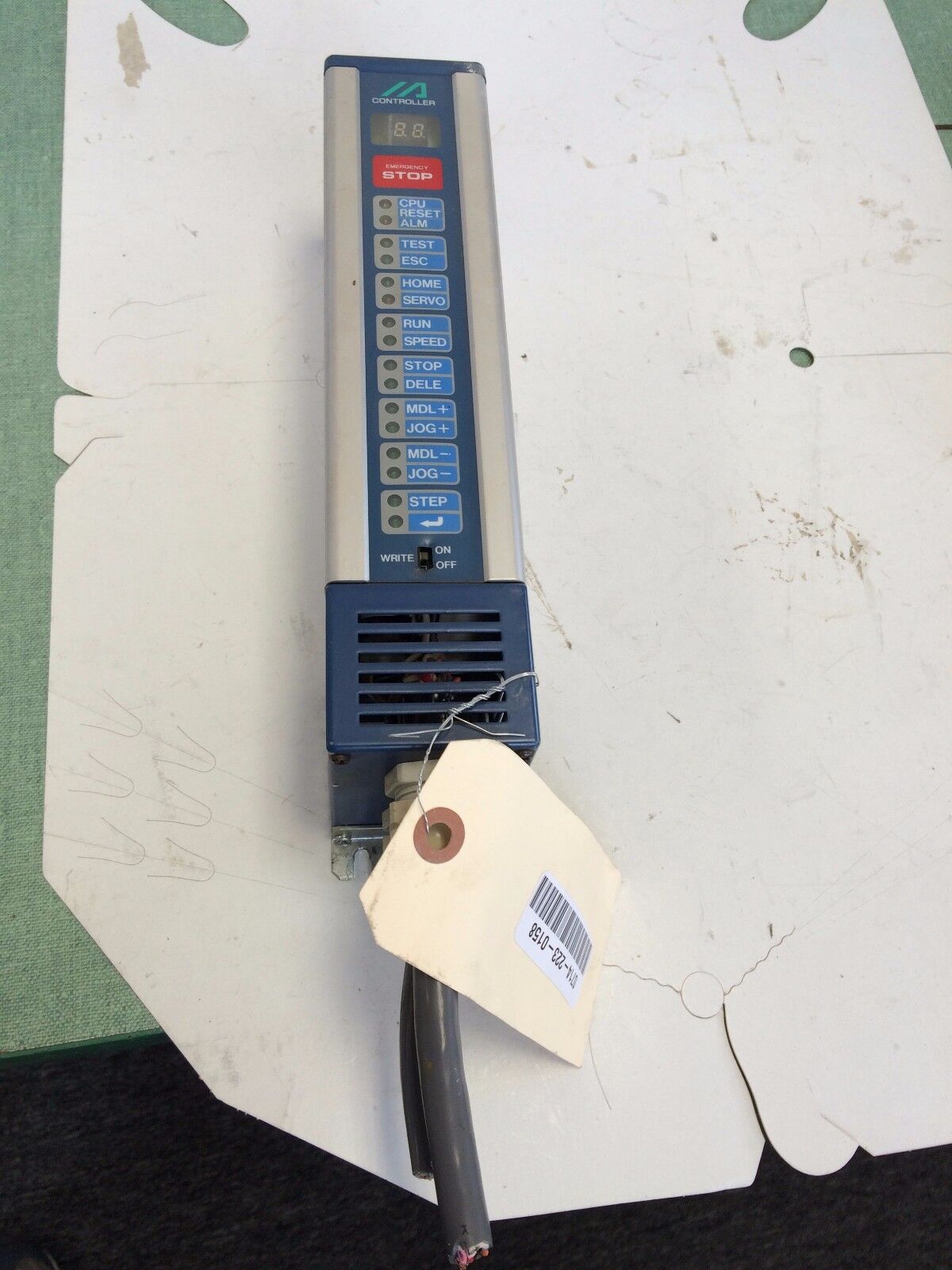 Ia Controller Pendant Operator Interface, Cpu Reset, Emergency Stop,Ek