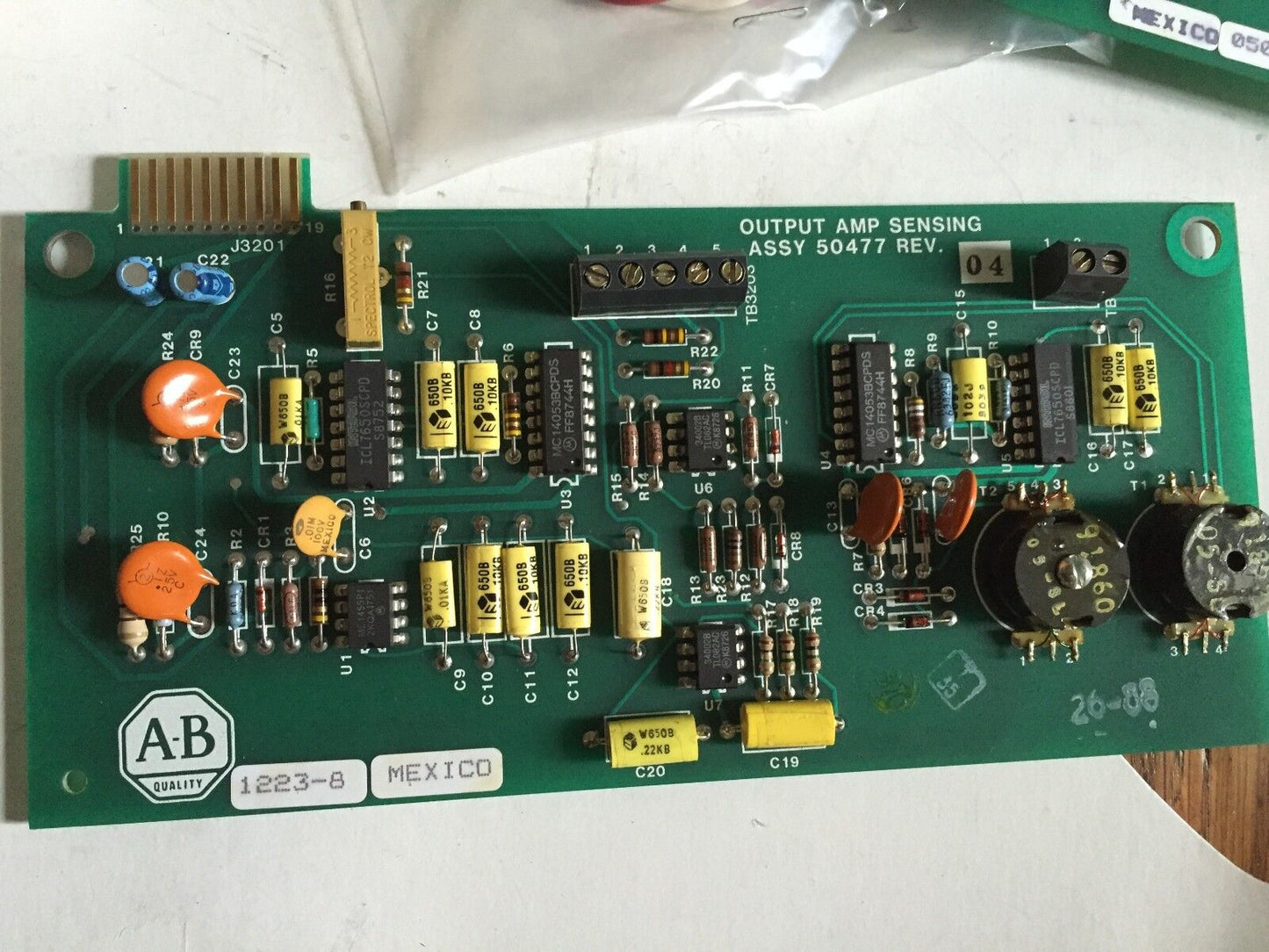 Allen Bradley 1334-Mod-A4,50478,50477 Amp Sensing,Display Ammeter 1334Moda4,Fb
