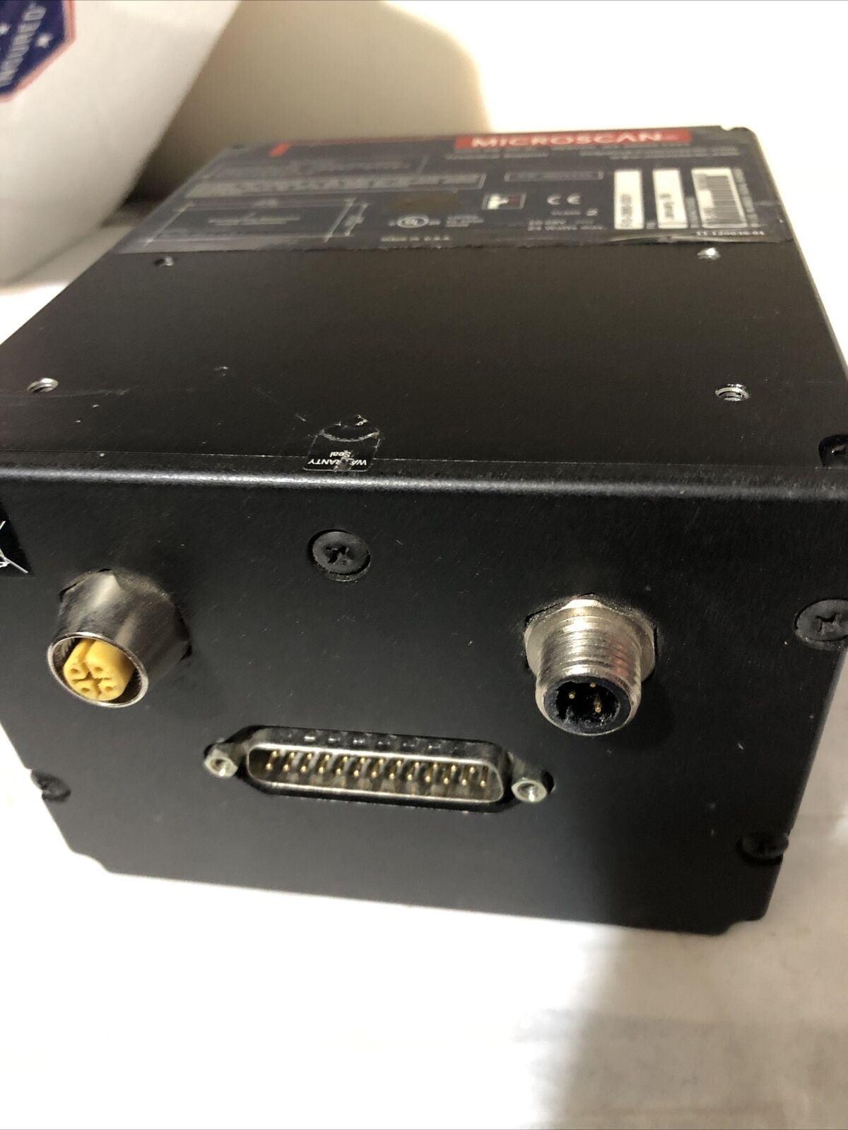 Microscan Fis-0880-0001 Bar Code Scanner Long Range Rs232/485 10-28V,Eh,Bk