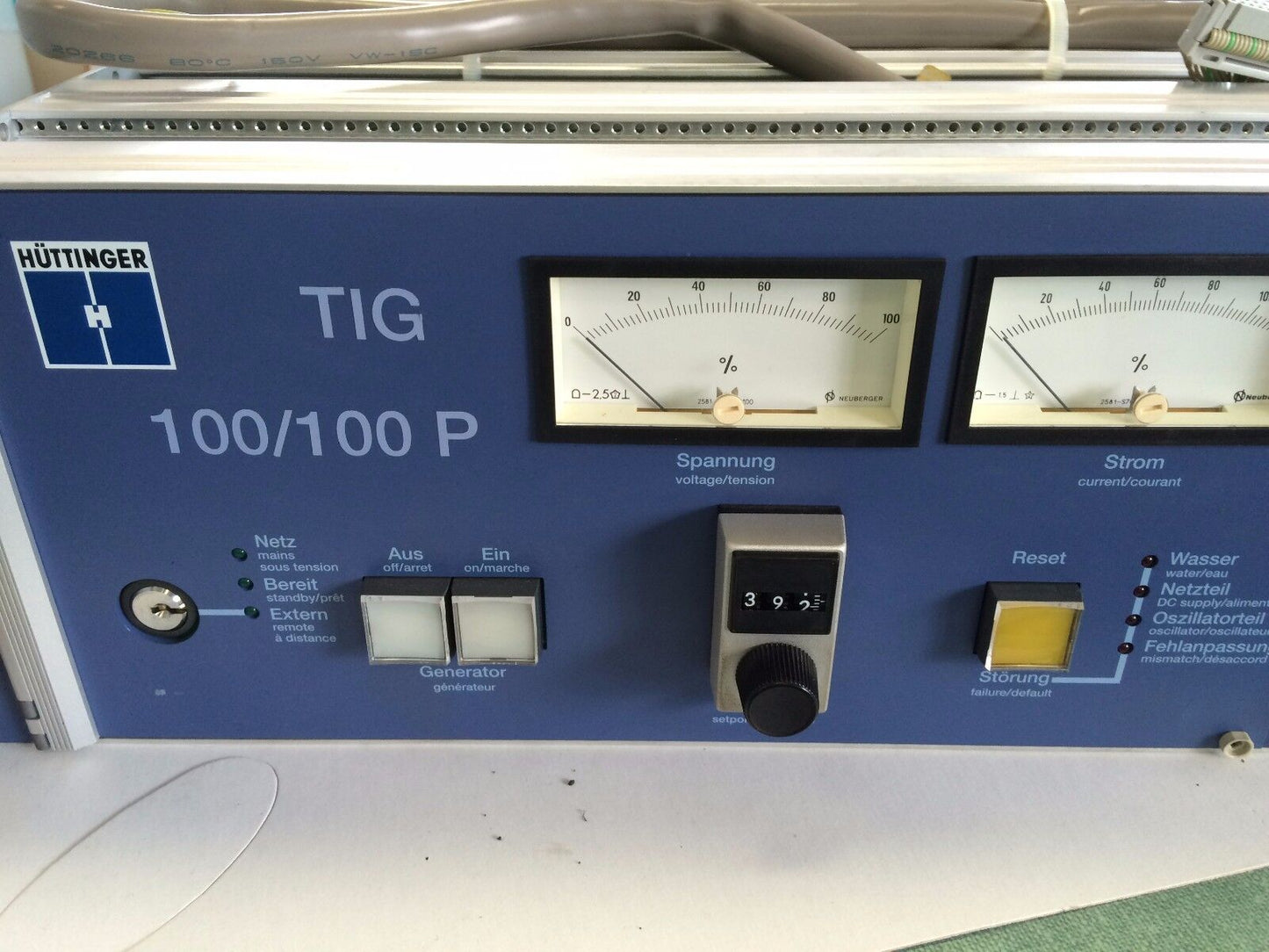 Huttinger Tig 100/100 P,C40-1110, 137035 Rev 03, Controller,Ev