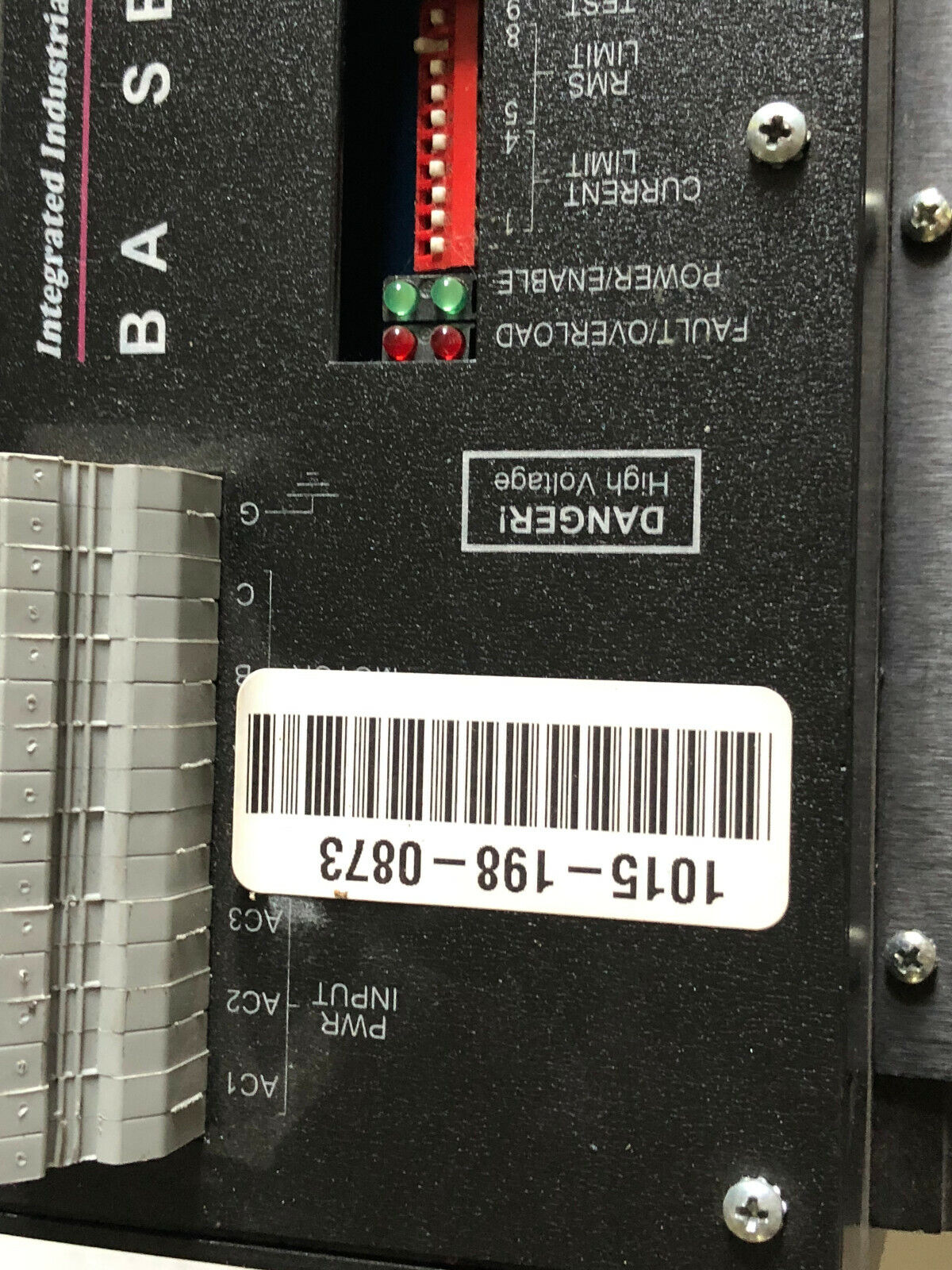 Integrated Industrial Technologies Ba75-320-S Servo Amplifier Ba Series,Ck