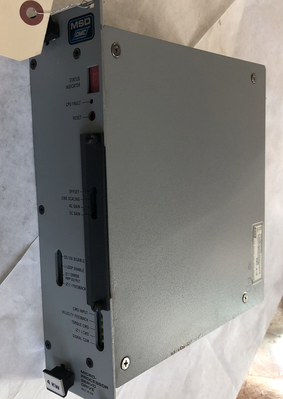 Cleveland Cmc 53004M000008,44520101 Micro Processor Servo Drive,4Kw,Bg