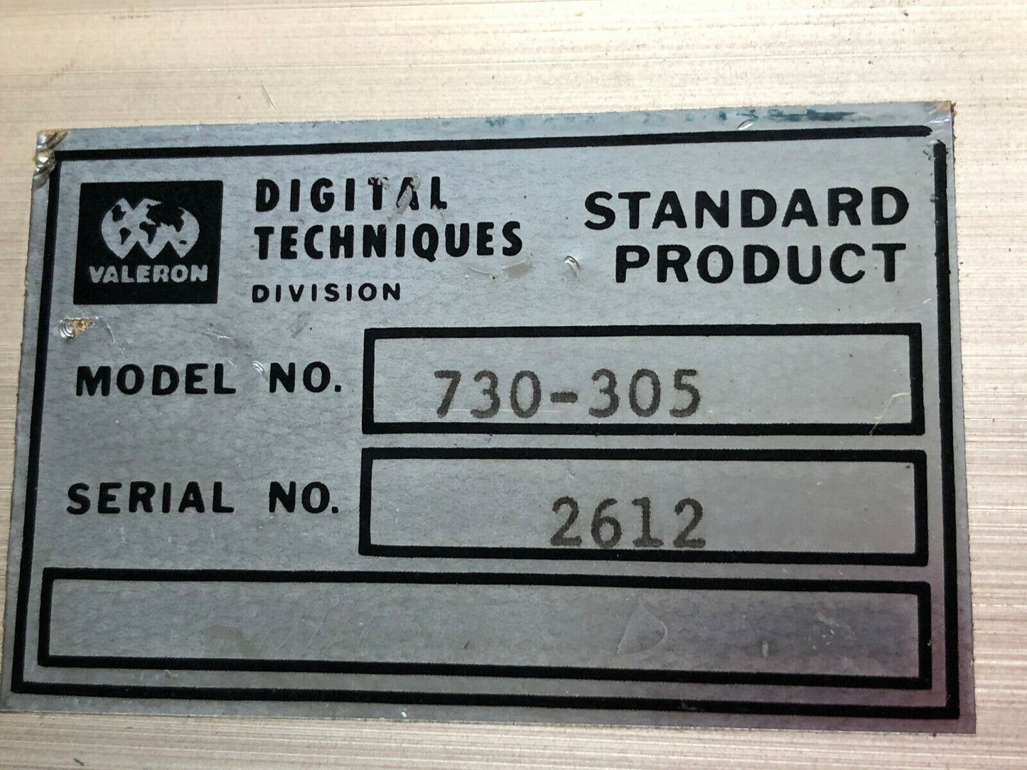 Digital Techniques 730305,Valeron 730-305,Stc Gage Dro Controller,S.T.C. Gage,Ey