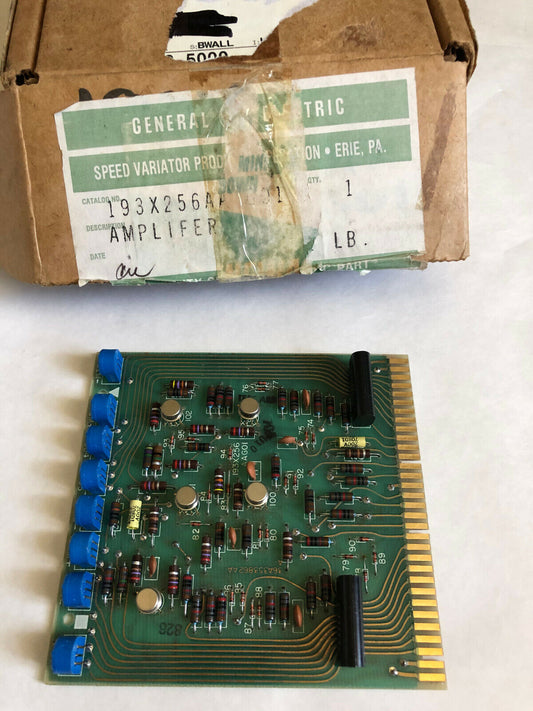 New General Electric 193X-256Aag01 Amplifier Card,193X-256Aagoi,193X256 Aag01,Cy