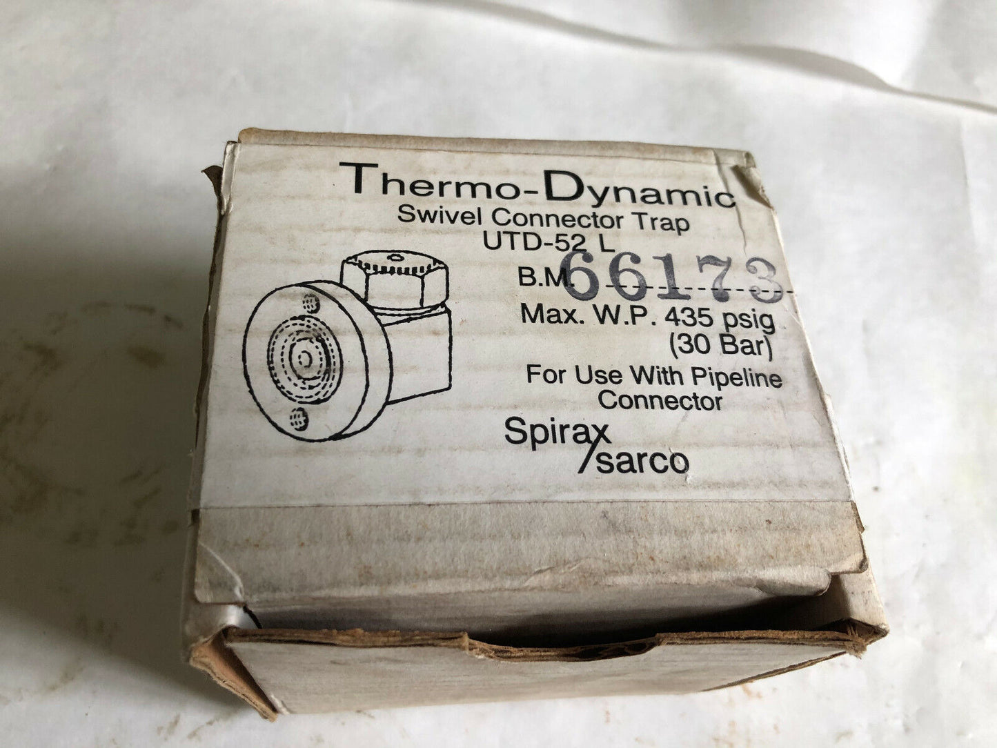 New Spirax Sarco Utd52l ,B.M. 66173 Thermodynamic Steam Trap  ,Bz