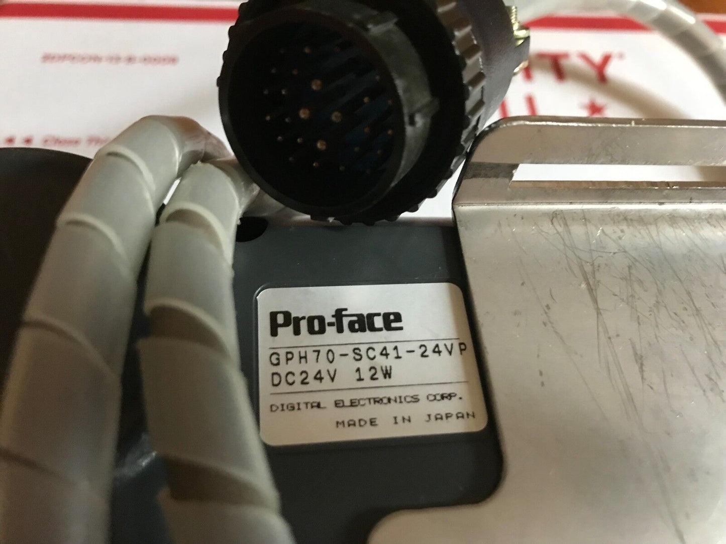 Pro-Face Gph70-Sc41-24Vp Teach Pendant,Pro-Face Dc24v 12W Pendant,Eh