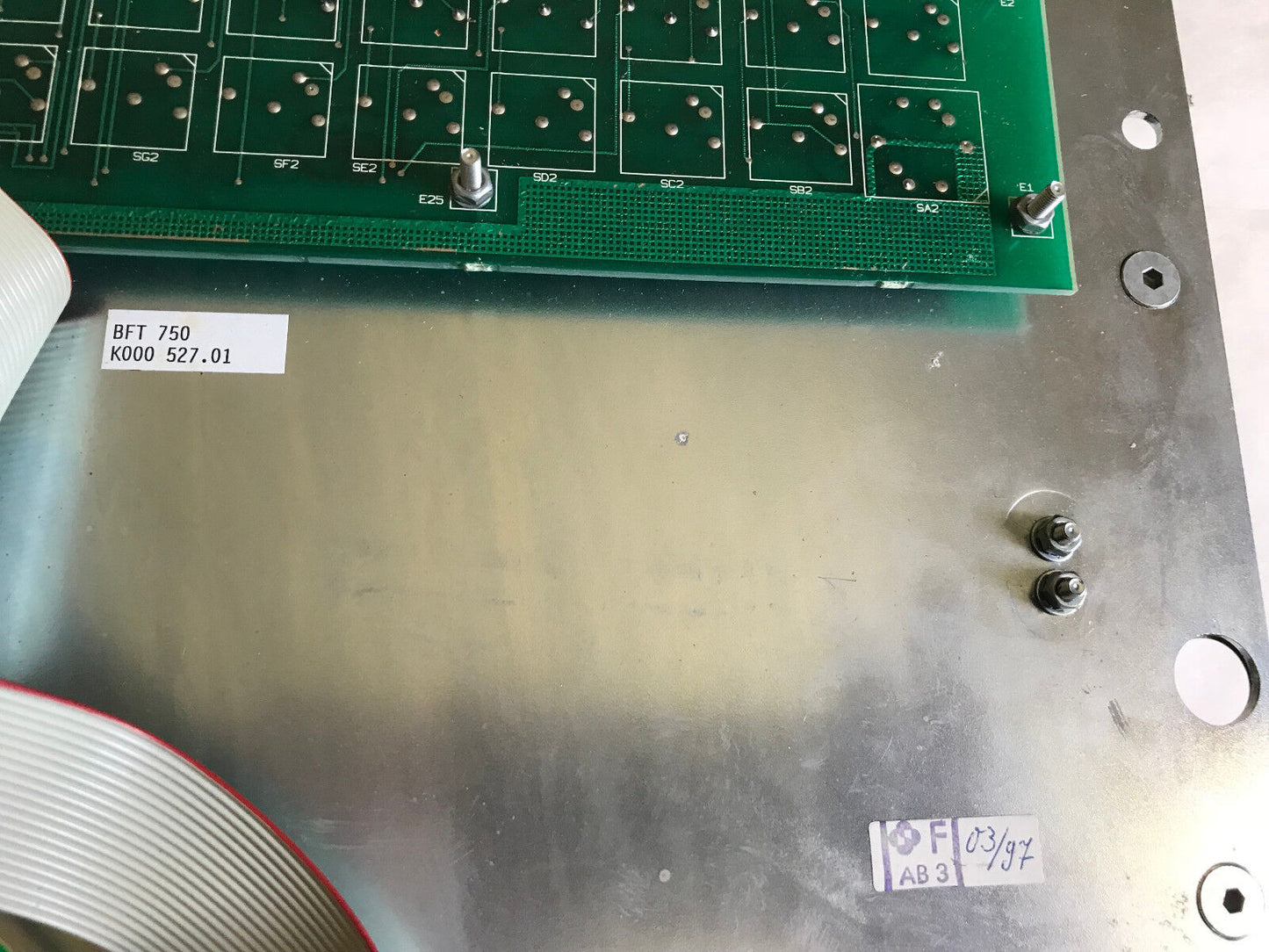 Schenck Cab 750 Measurement, Correction System Keyboard 018373.03 L1 Aftv700,Ah