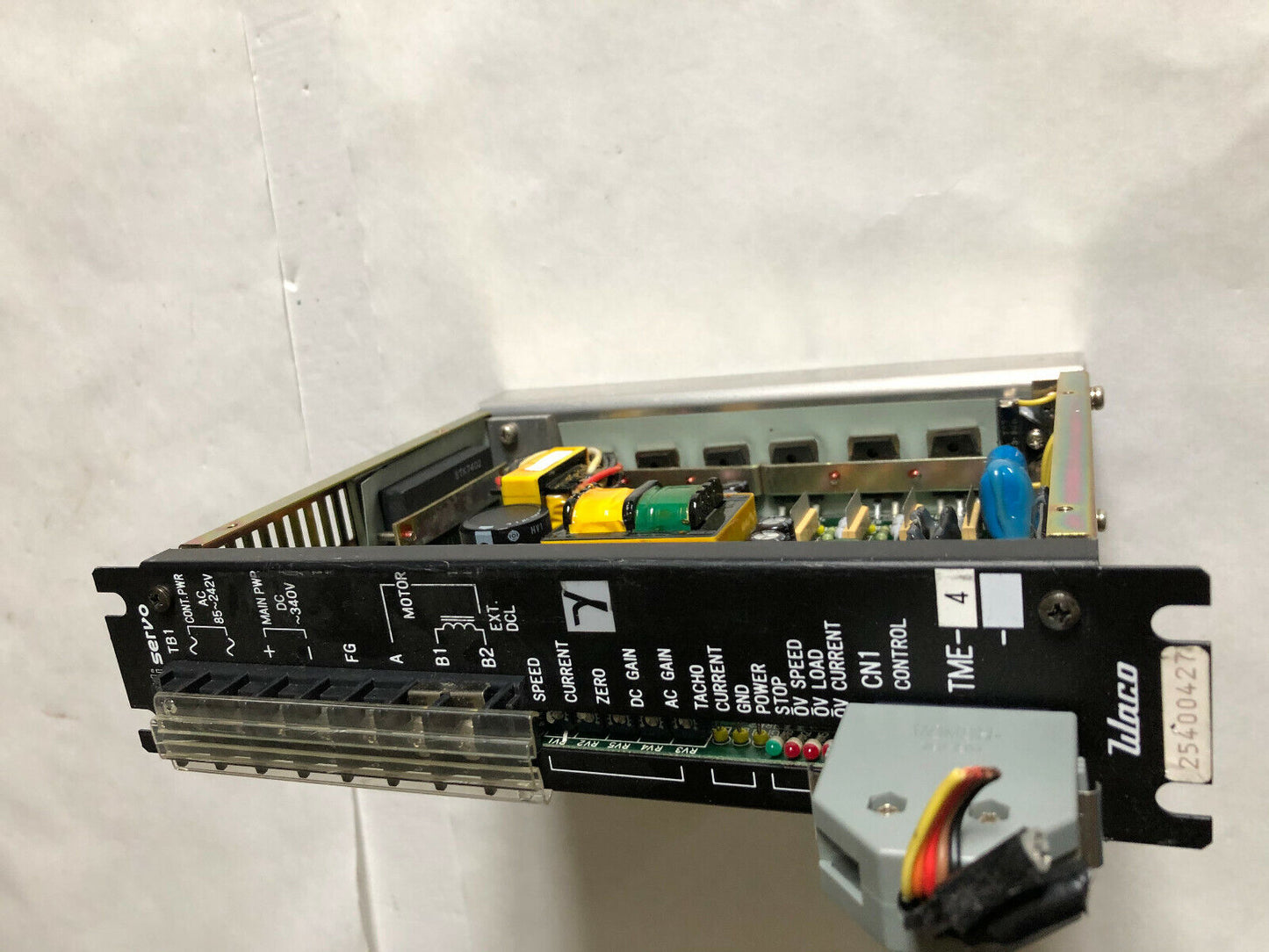 Waco Giken Servo Drive Tme-4,Dc Hi Servo Tb1,25400427,2540051,Si