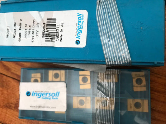 Lot 50 Ingersoll Lnx334-001,6510 Carbide Insert In6510 9Ze5169d1,Ej