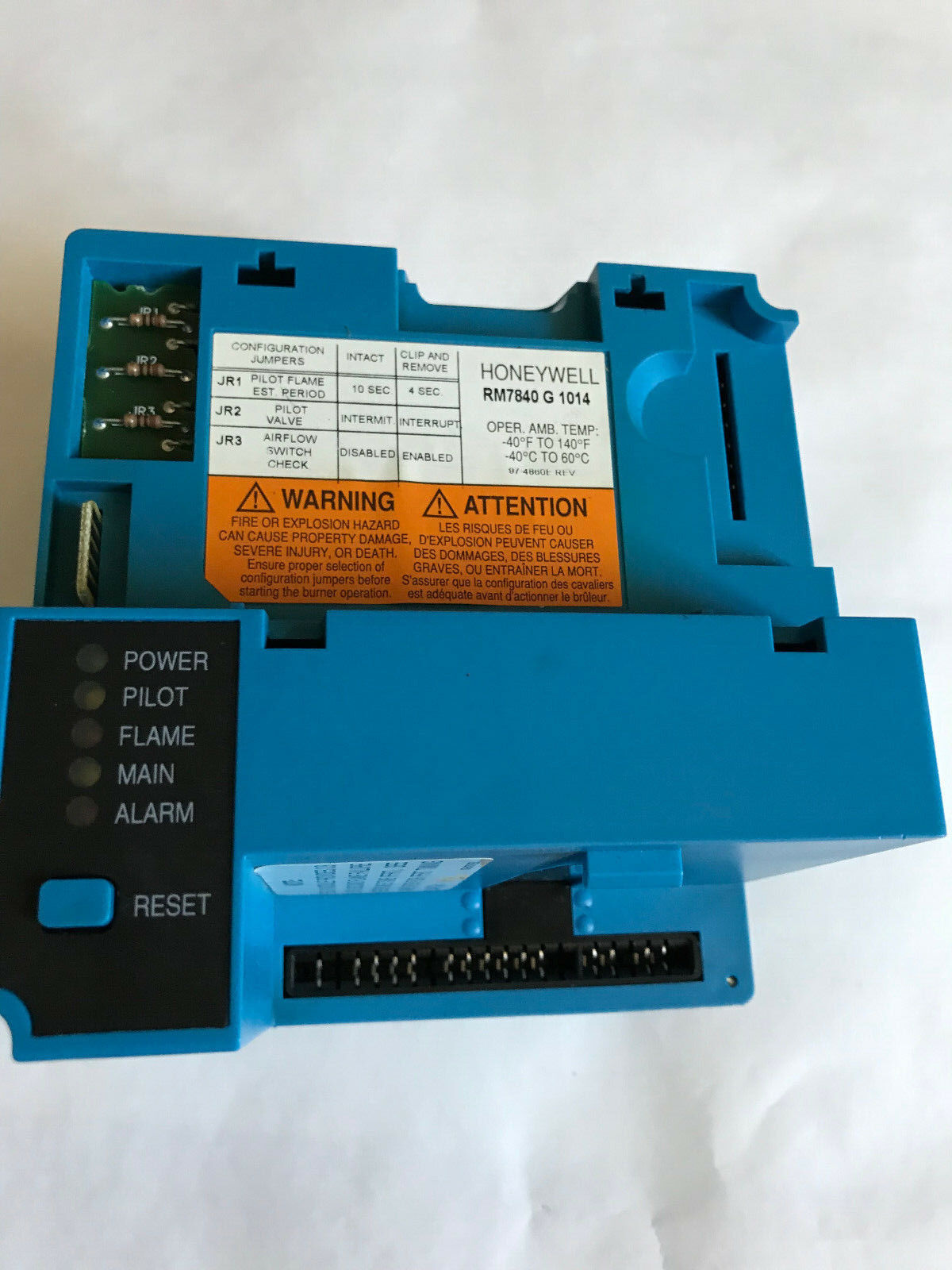 Honeywell Rm7840 G 1014 Burner Control,Eh