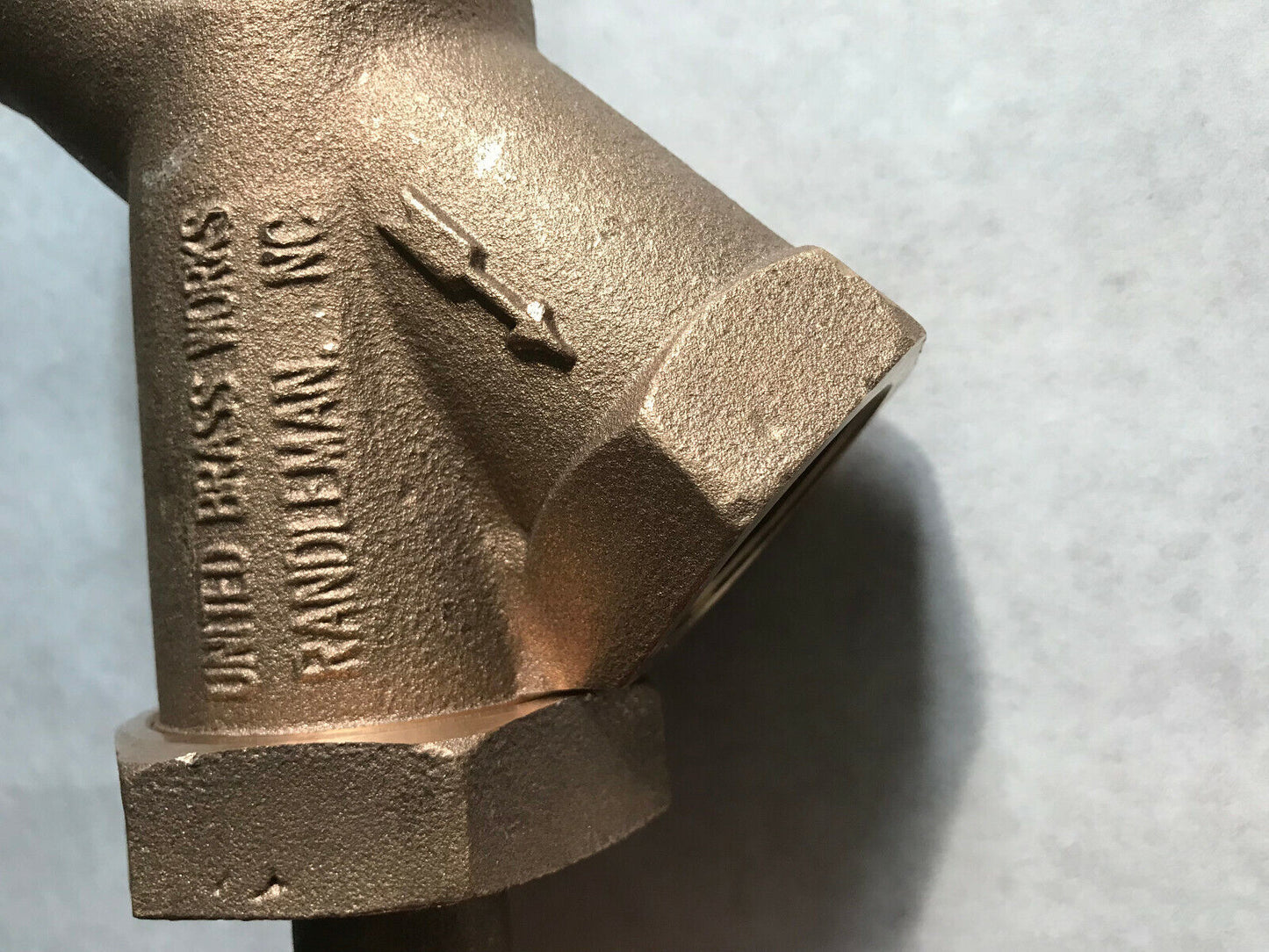 United Brass Works 1" Boiler 200 Wsp Blow Down Y Valve,Nc,1" Npt Blowdown Valve