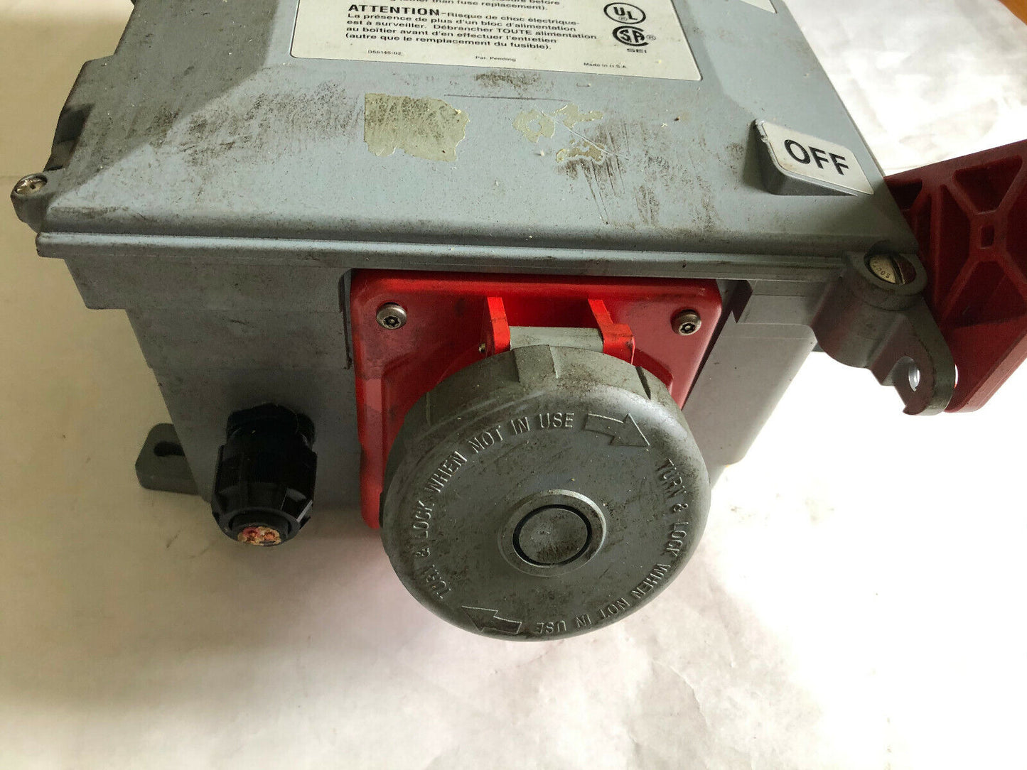 Hubbell 430Mif7w,Hbl430mif7w Fused Receptacle With 430P7w Male Plug,Cg
