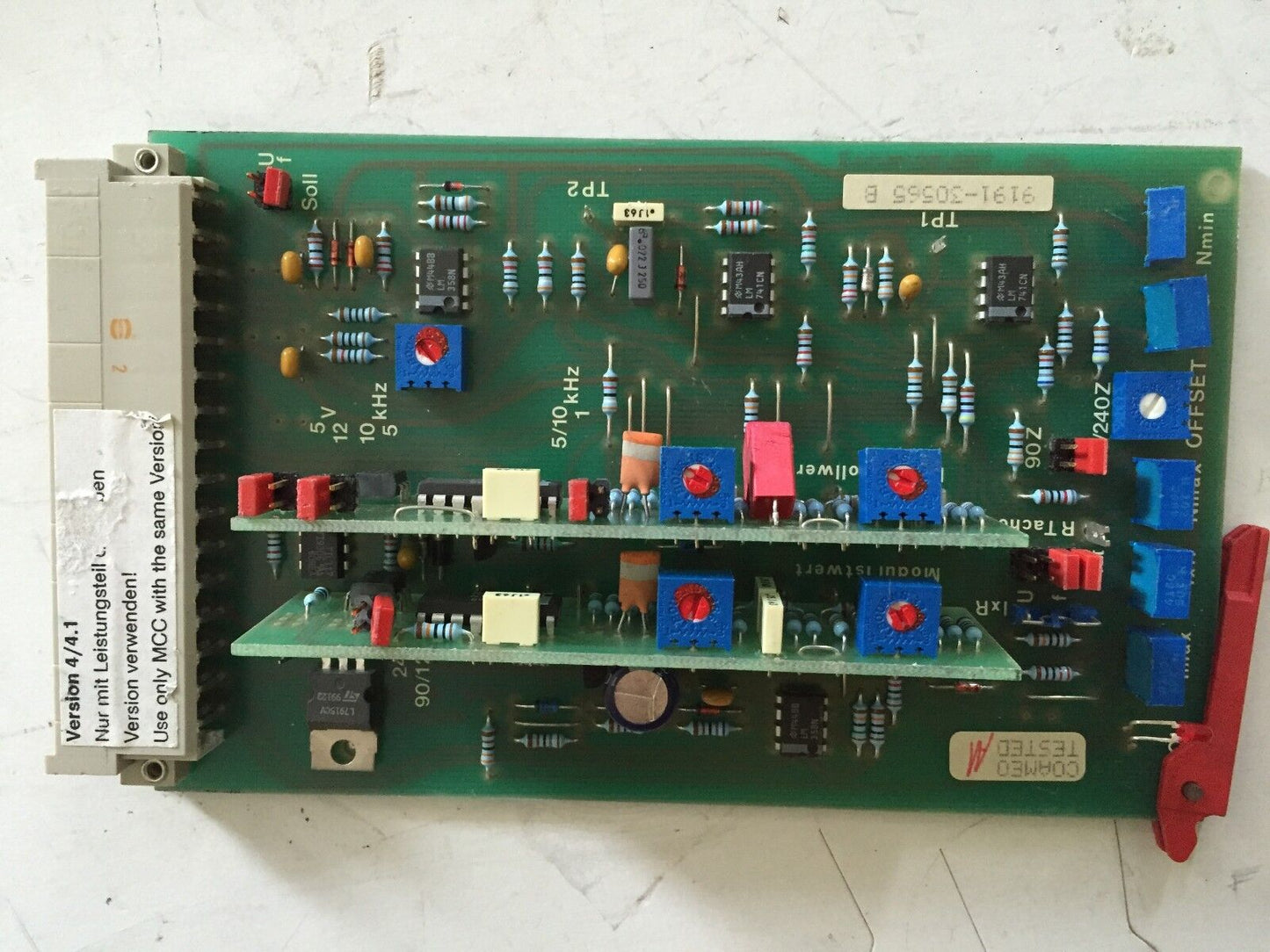 K-Tron 9191-30565,Version 4/4.1  Pc Board For Power Module ,Ek